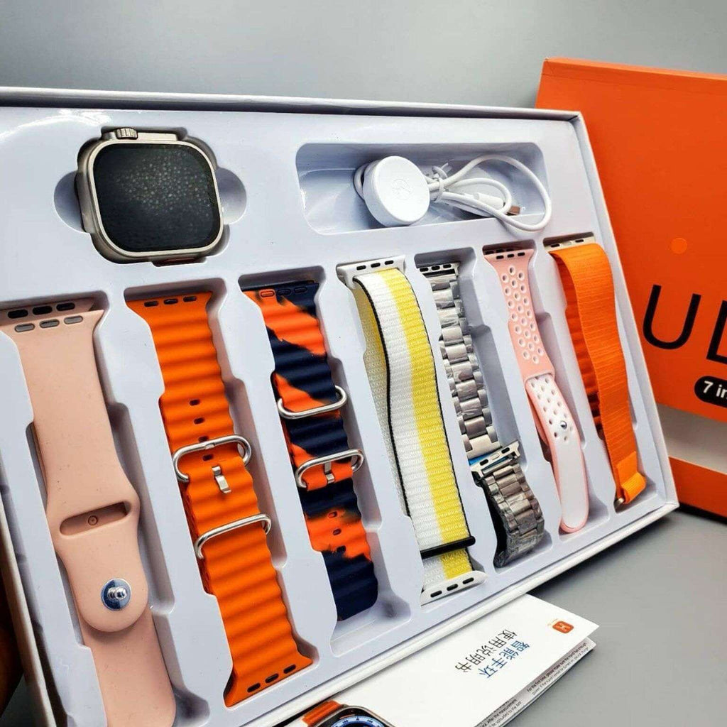 Ultra 3 watch with 7 straps
